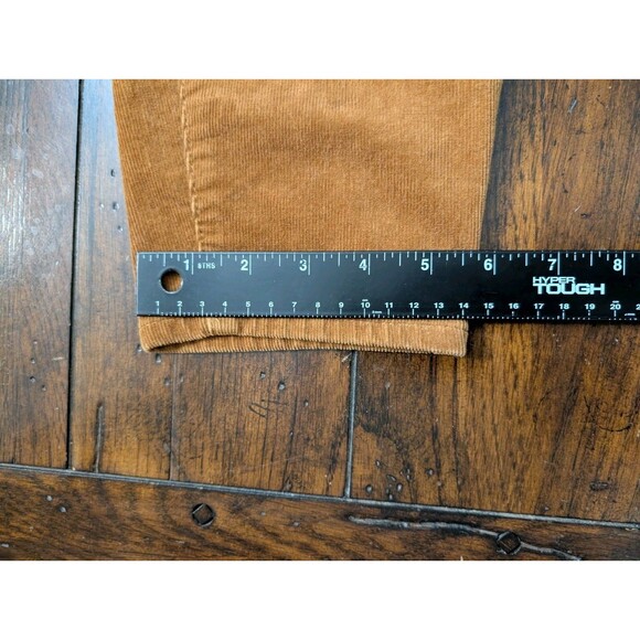 Talbots Corduroy Jeggings Camel Brown Skinny Pant Neutral Trousers Dark Academia - Picture 9 of 11